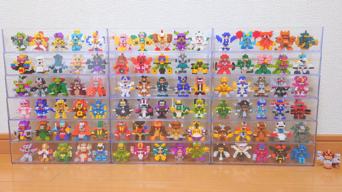 #代表作を張って認知してもらおう
私の代表作はメダロット1と2の全機体作ったやつかな。
※クリック推奨