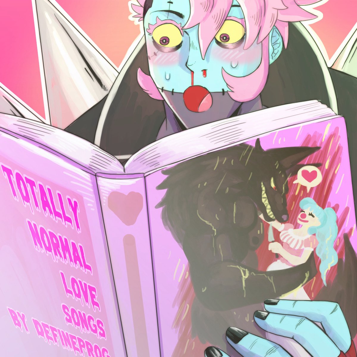 Surprise! I’ve dropped my second EP, “TOTALLY NORMAL LOVE SONGS”! 
I couldn’t help but notice a lack of kink positive music out there, so I made the change I wanted to see! These songs were a lot of fun to make! Go give it a listen and tell me what you think!
⬇️LINK IN REPLIES⬇️