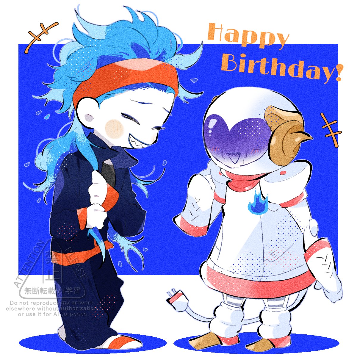 おめでとう🤖❣️
#オルト・シュラウド生誕祭2025 
#オルト・シュラウド誕生祭2025