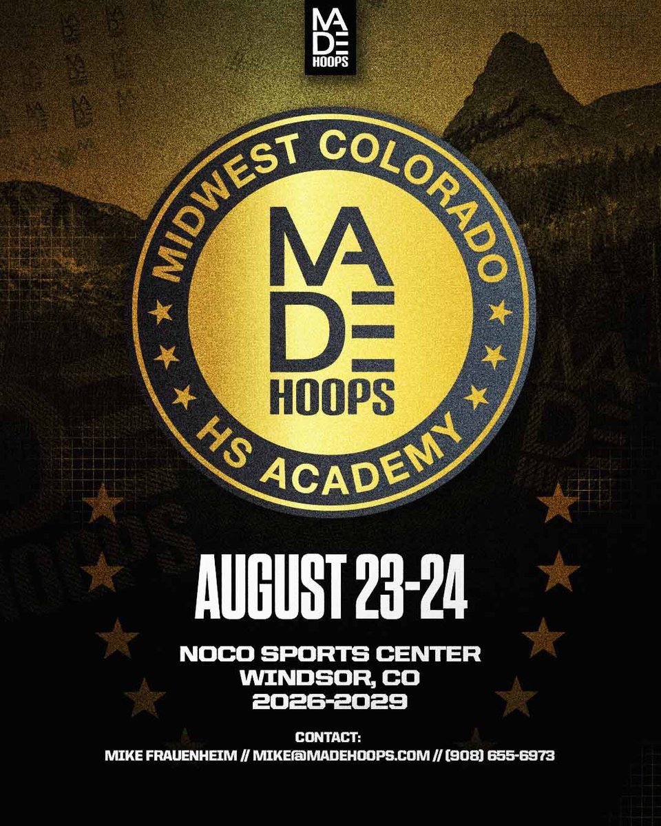Colorado HSA wraps up summer with the best of the best 🚨

Last chance to register — Friday, Aug 8! Limited spots.

Who’s locking in ⁉️

Link to register: madehoops.sportngin.com/register/form/…