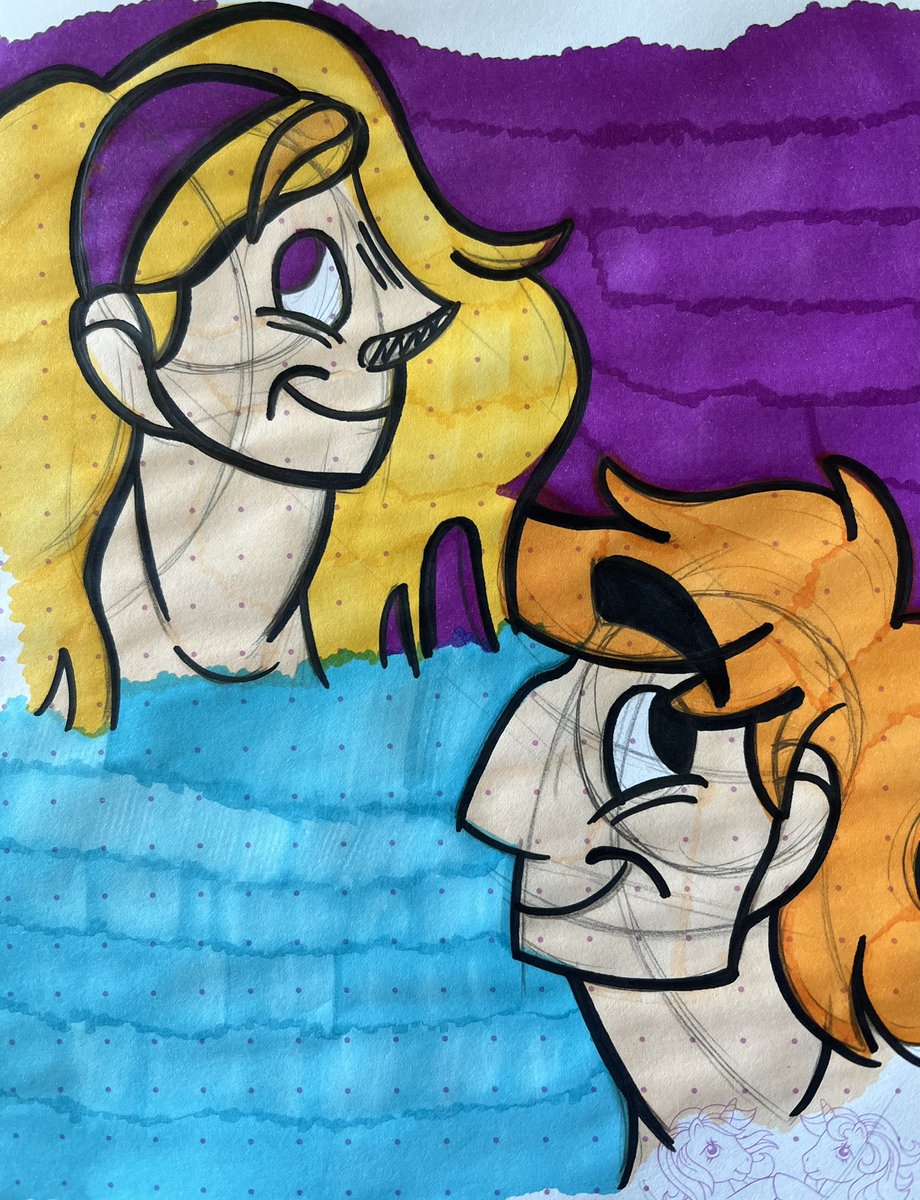 HDorritie's tweet photo. Should hopefully have this sketchbook done soon!
#deltarune #yogabbagabba #thesecretshow #art #artist #artwork #drawing #sketchbook #markers https://t.co/c0gF2Zdwoj