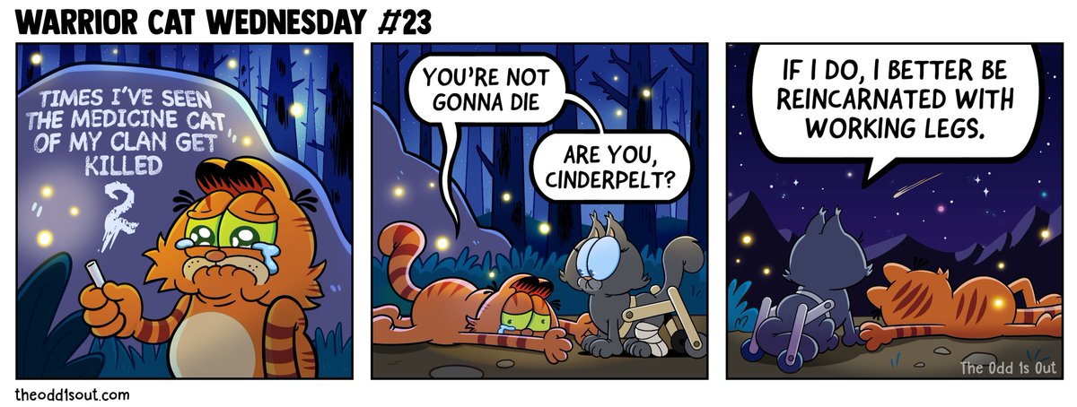 I'm not crying, youre crying on a Warrior Cat Wednesday 😿