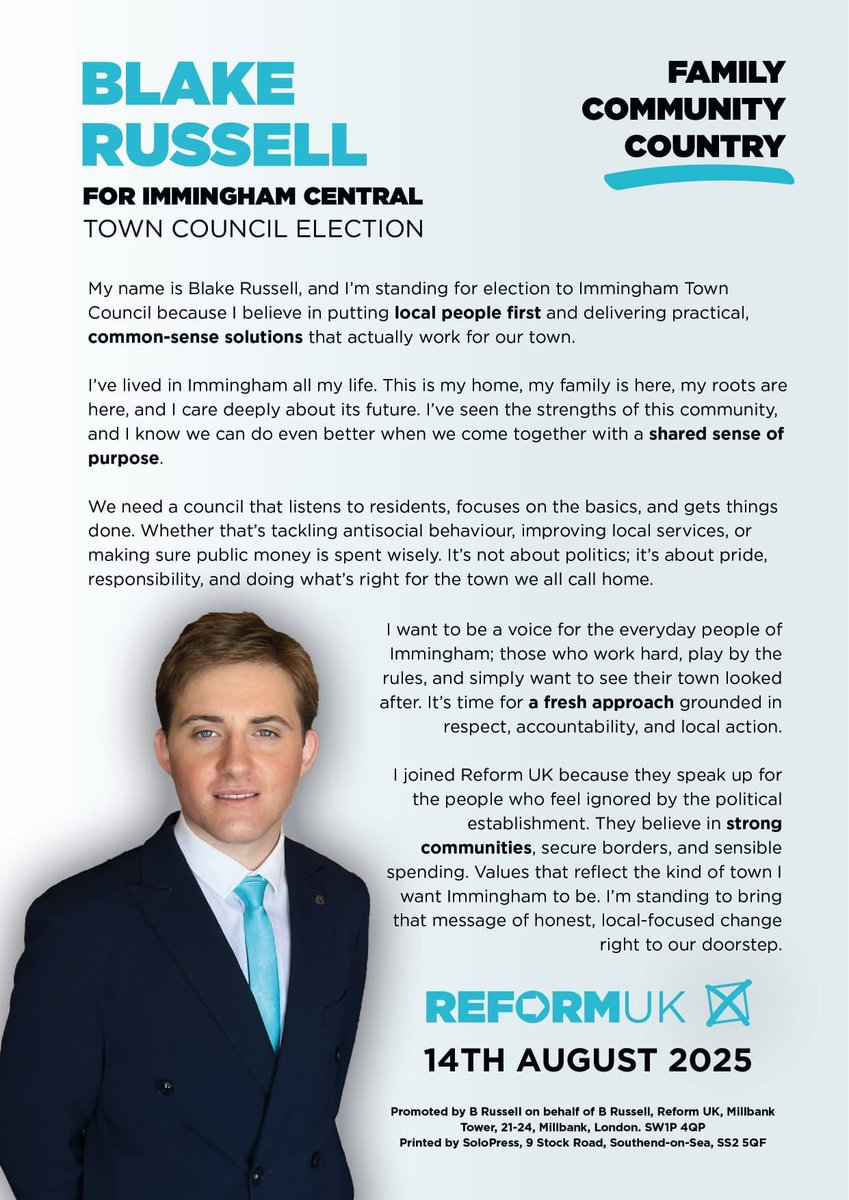 Every vote counts so please don't be complacent and actually go out and vote tomorrow 14th of August. 

Take ID. Tell friends and family then vote for👇