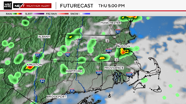 Both today and tomorrow there will be a chance of some afternoon/evening showers/storms.  Not expecting much severe weather, mainly some downpours and perhaps some gusty winds