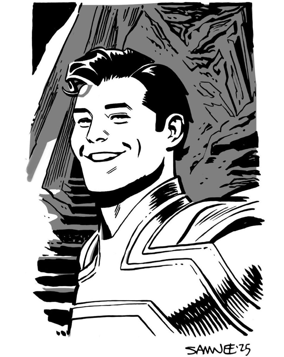 Chris Samnee just shared new art of David Corenswet as Superman 🦸‍♂️