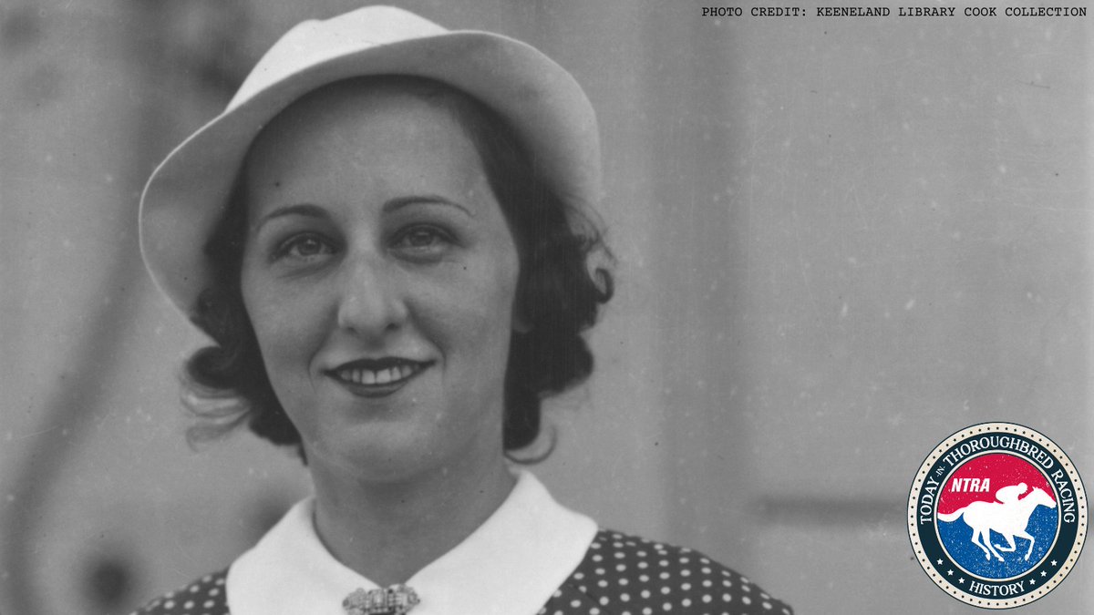 Today in Thoroughbred Racing History, August 13, 1938: Mary Hirsch became the first woman to train a Travers Stakes winner when she sent Thanksgiving to victory for owner Anne Corning.
#TodayinTBRacingHistory