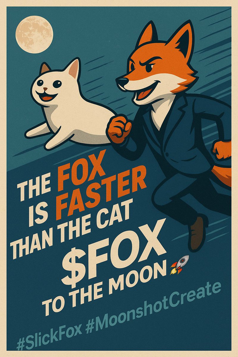 SlickFoxToken's tweet photo. 🥊 “Other coins talk a big game… $SFOX just shows up and wins. 🦊💥 Who’s your money on?”
#SlickFox #SFOX #CryptoMeme #MoonshotCreate #FOMO

“When $SFOX walks in, the chart isn’t the only thing going up. 📈🦊” https://t.co/pPDpF8pSKa