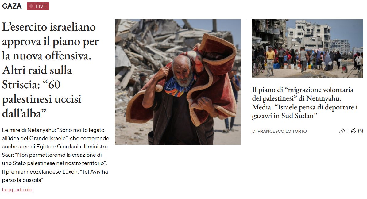 I Nazisti Israeliani mentre continuano ad uccidere indiscriminatamente ogni giorno senza posa, ora pensano di DEPORTARE i palestinesi in Sud Sudan.
E ci sono merde che applaudono.
#IsraelIsATerroristState
#Israel_Enemy_of_Humanity
#IsraeliWarCrimes
#GazaGenocide 
#13agosto