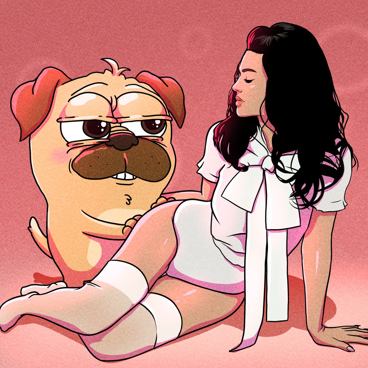 Chingonsol's tweet image. This is how I like my dog
Puge