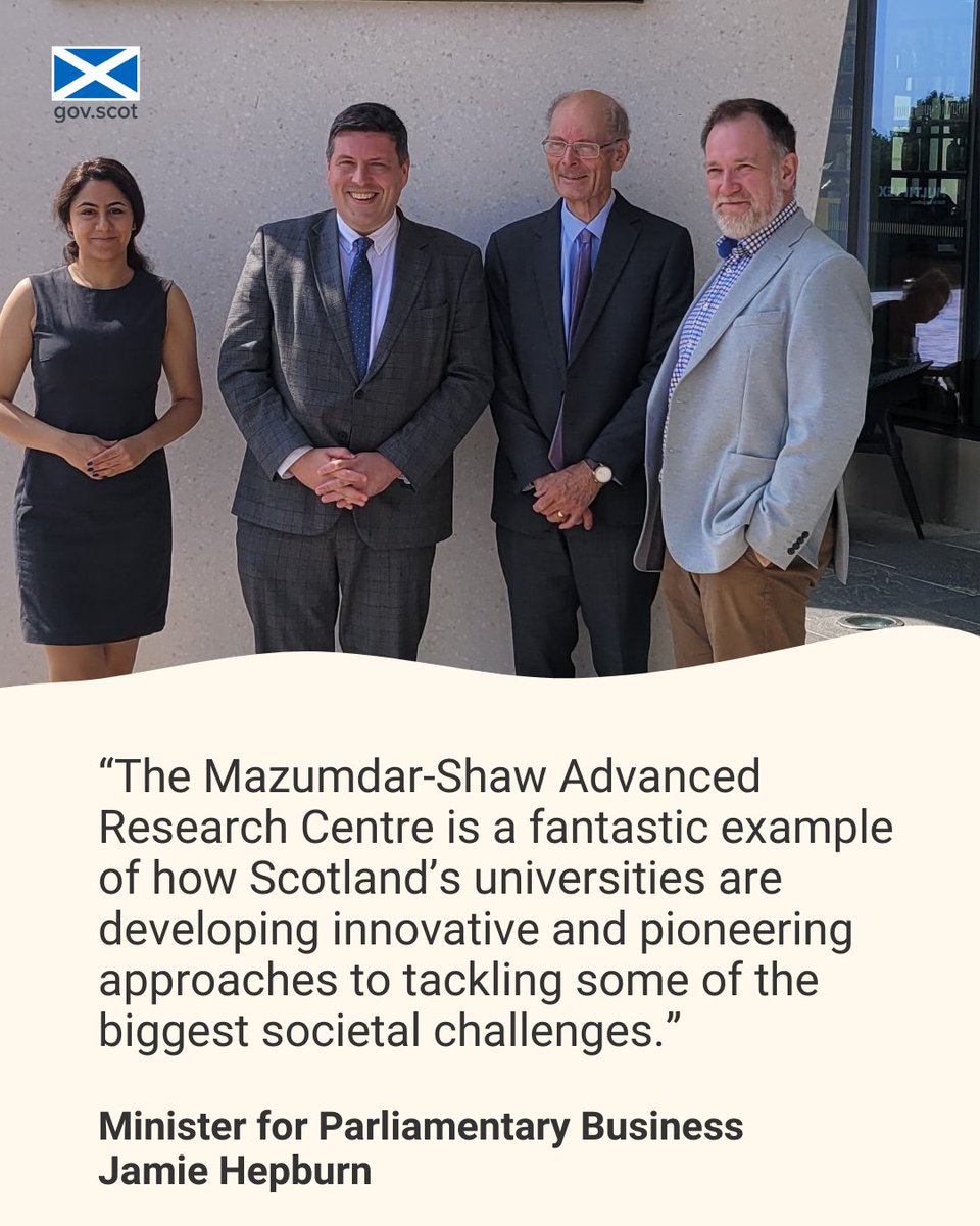Scottish Government Finance and Economy (@scotgoveconomy) on Twitter photo Minister for Parliamentary Business <a href="/jamiehepburn/">Jamie Hepburn MSP</a> visited The Mazumdar-Shaw Advanced Research Centre <a href="/UofGlasgow/">University of Glasgow</a>. Supported by @ScotGov, the facility is using advanced statistical modelling to help shape public policy in areas such as public health, climate change and education. Minister for Parliamentary Business <a href="/jamiehepburn/">Jamie Hepburn MSP</a> visited The Mazumdar-Shaw Advanced Research Centre <a href="/UofGlasgow/">University of Glasgow</a>. Supported by @ScotGov, the facility is using advanced statistical modelling to help shape public policy in areas such as public health, climate change and education.