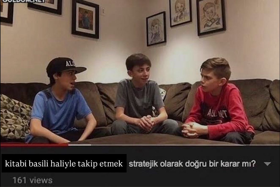 soyle olduk