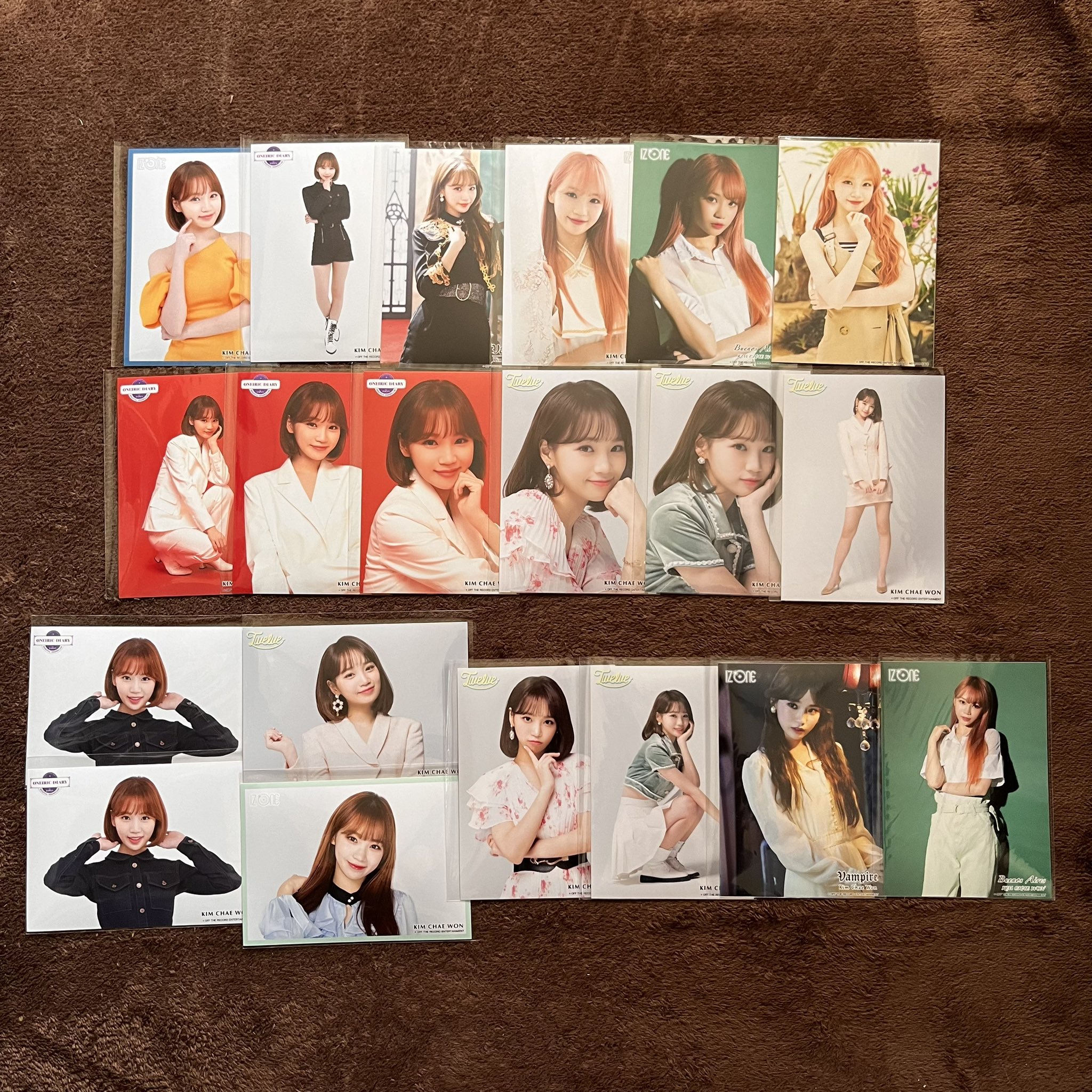 IZ*ONE 生写真　まとめ売り　全種類ヨコ　アップ　アザーカット NUA on X: 