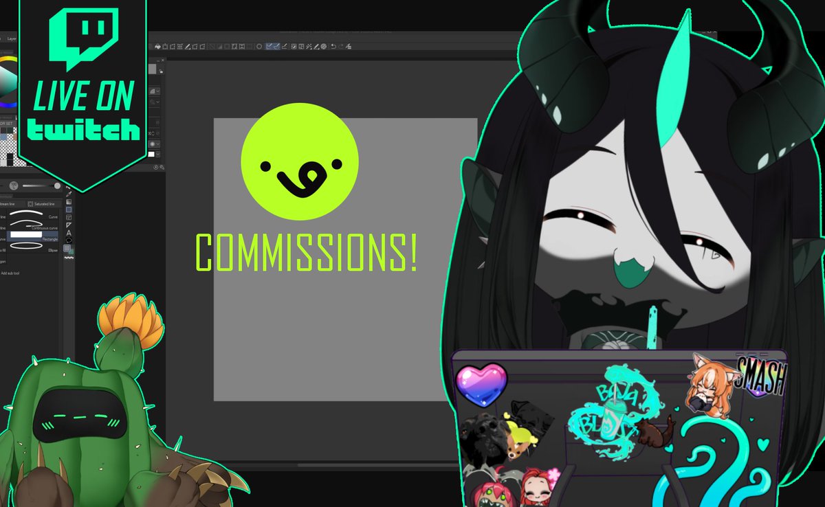 tiny GREMLIN art ✧ PARTNER PUSH! (@tinygremlinart) on Twitter photo ✦ — 𝐋𝐈𝐕𝐄
Co-Working Stream! Working on commissions and stuff ~
✨ ✦ — 𝐋𝐈𝐕𝐄
Co-Working Stream! Working on commissions and stuff ~
✨