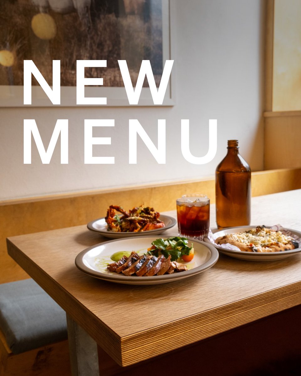 ozonecoffeeuk's tweet photo. Our new menu is here! 🌞 Fresh, seasonal, low-waste and full of flavour. The team’s been cooking up sunshine vibes and feel-good food that’s smart, tasty and sustainable—just how we like it. Tap the link in bio to explore &amp; book. Come hungry! https://t.co/gKIh0qLLOU