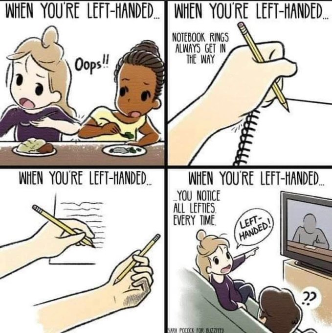 JorgeLeyva_'s tweet photo. ¡Feliz día para los zurdos! Inclúyome. “Los zurdos son preciosos; ocupan lugares que son incómodos para los demás”, ― Víctor Hugo. #diadeloszurdos #lefthandedday https://t.co/uAEGWNOqFA