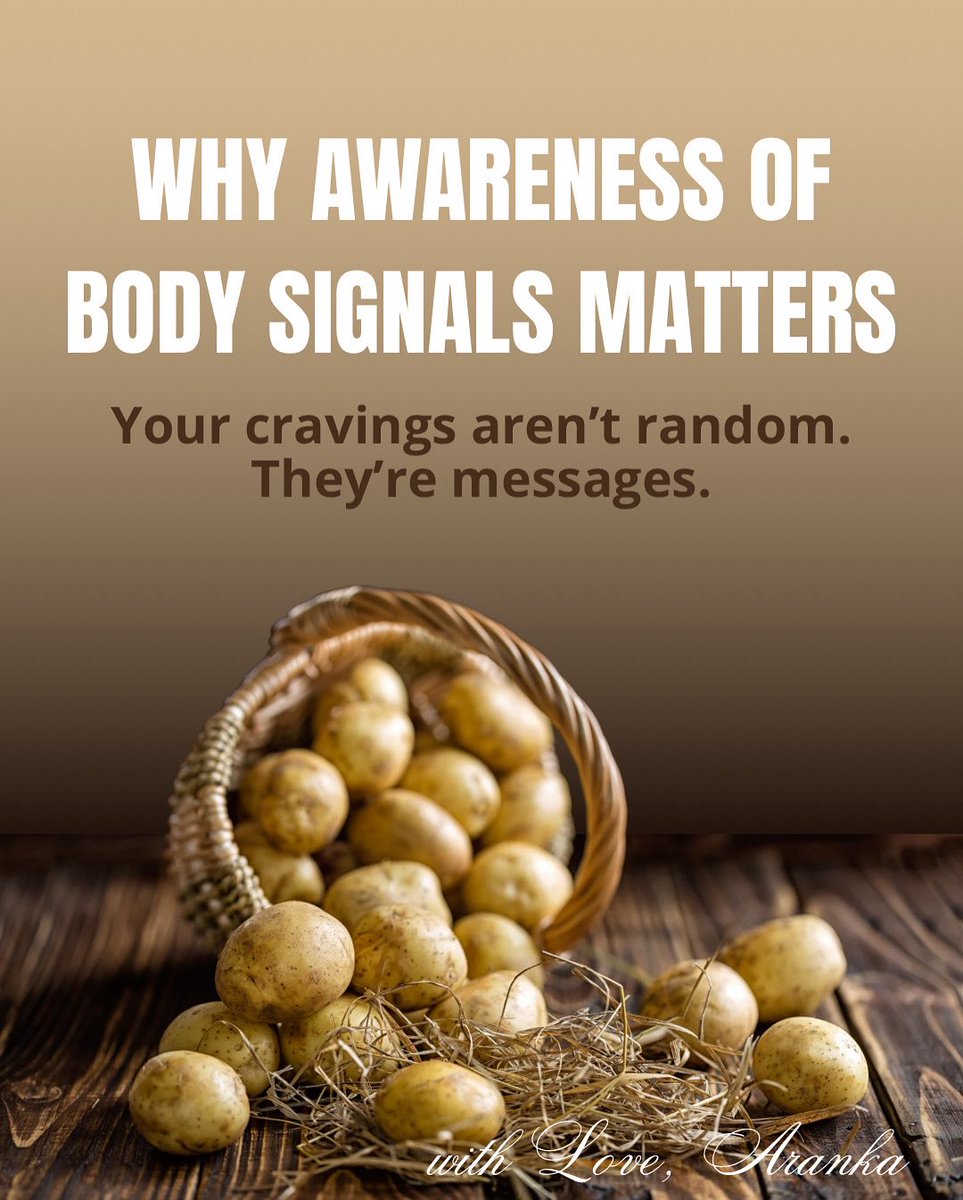 Why Awareness of Body Signals Matters

How often do you notice when your body asks for something..not just in passing, but consistently and specifically?
Do you brush it off, or do you pause to ask why?

Lately, I found myself wanting potatoes in all forms: boiled, mashed, fried,