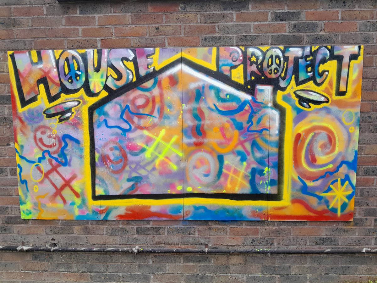 Check out instagram to see what the board looked like this morning. Our young people have forever made a mark at our base - their home from home. Look how incredible it looks!! #HouseProjectWS #CareLeaversCan #NHP