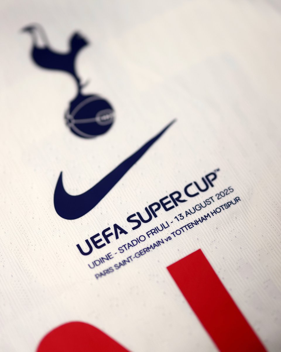 SpursOfficial's tweet photo. Super Cup ready 🤌 https://t.co/Jc828FB9du