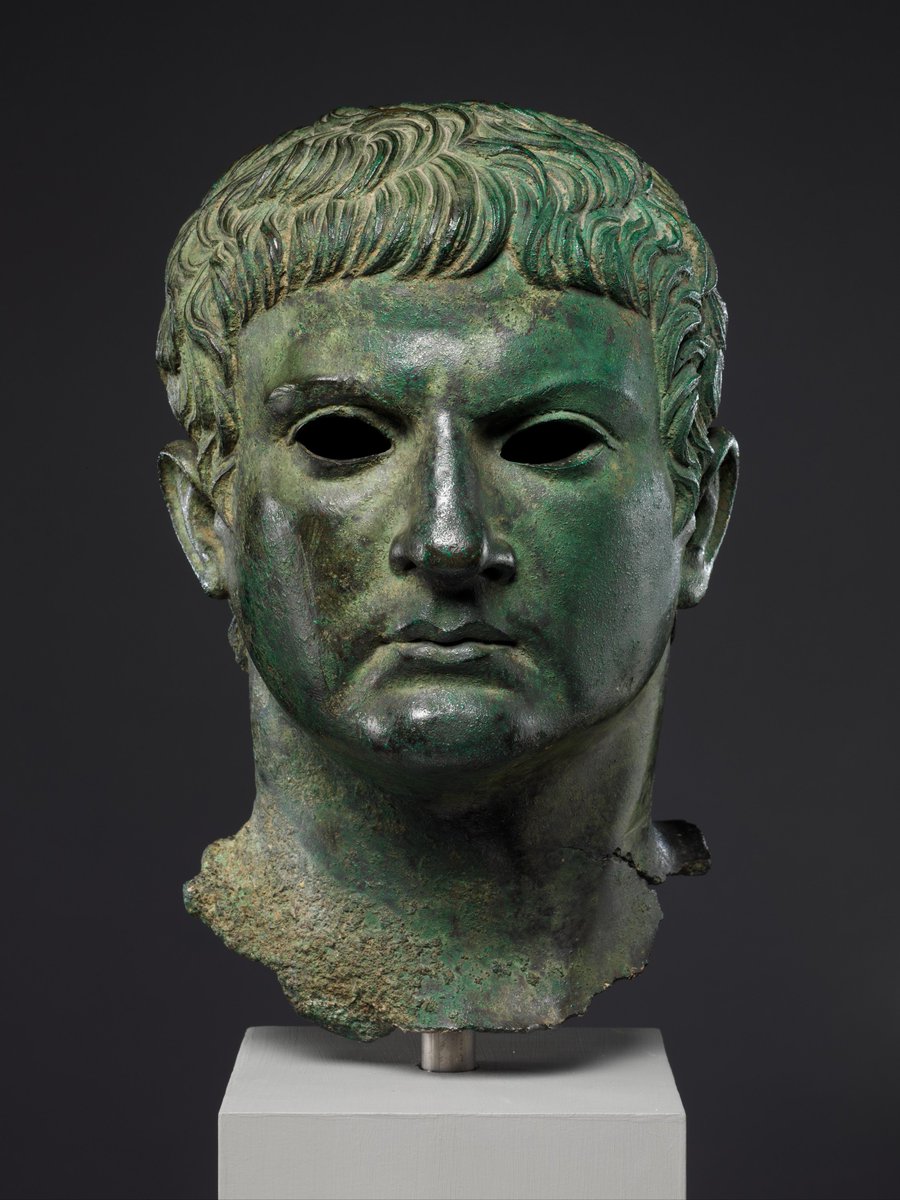 Bronze portrait of a man, Roman, 1st century AD, Metropolitan Museum of Art.