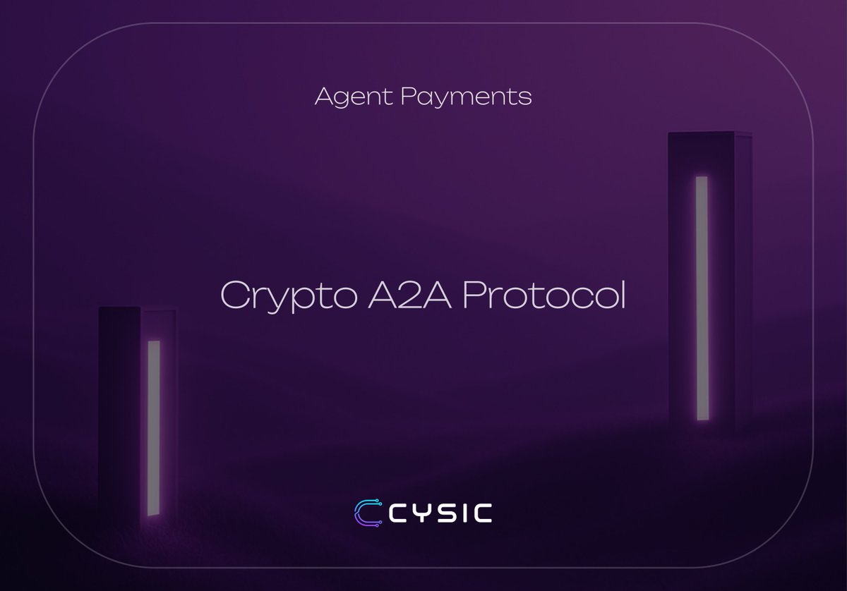 agents are getting smarter. payments should too.

<a href="/cysic_xyz/">Cysic</a> a2a protocol adds native crypto payments to google’s agent-to-agent spec.

agents can now:
- set prices
- verify payments
- get paid in real time

build your agent. cysic handles the payments.

docs: