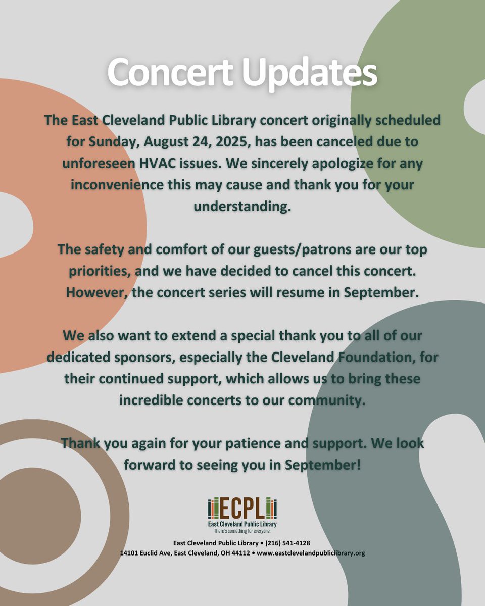 East Cleveland Public Library tweet media