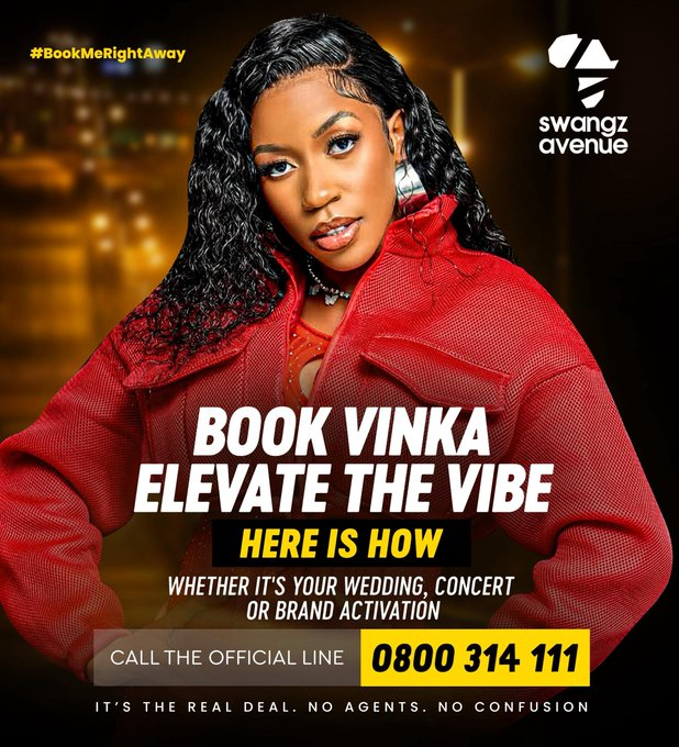 NzePatoh's tweet photo. Eno yali good idea.
No hassles just book the vibe - call 0800 314 111 today.
#BookVinka | #BookAzawi | #BookKitaka https://t.co/eJiRWuLwmx