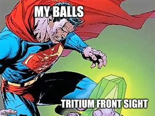 vulcanarms's tweet image. Accidentally teabagged my tritium front sight—glow-in-the-dark regrets in 3…2…1. ☢️💥 Anyone else learn the hard way? #RangeInjuries #GunFails