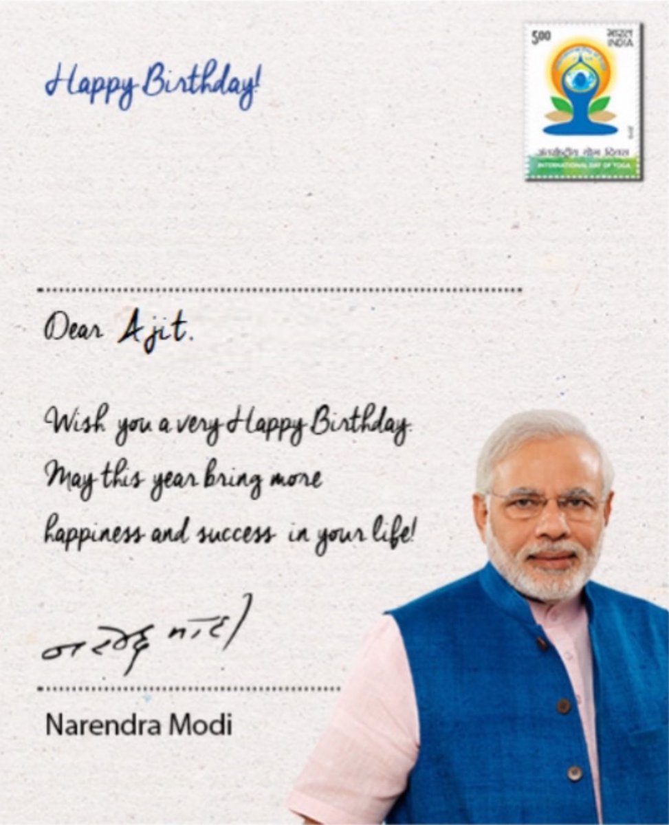 Ajitmca's tweet image. Thank you, Honorable PM @narendramodi ji, for your kind birthday wishes. Your blessings mean a lot to me.
