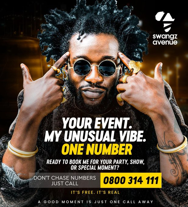 NzePatoh's tweet photo. Eno yali good idea.
No hassles just book the vibe - call 0800 314 111 today.
#BookVinka | #BookAzawi | #BookKitaka https://t.co/eJiRWuLwmx