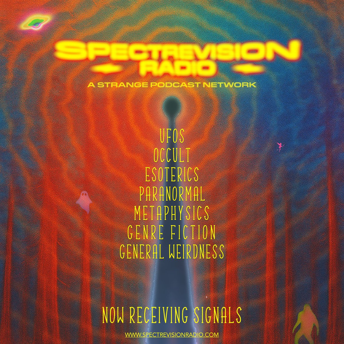 I could not be more excited to announce that Cosmosis is officially joining SpectreVision Radio! 

As both experiencers and artists, we feel completely at home here. SVR is building a space where curiosity is celebrated, weirdness is welcome, and no one’s afraid to go deep. It’s