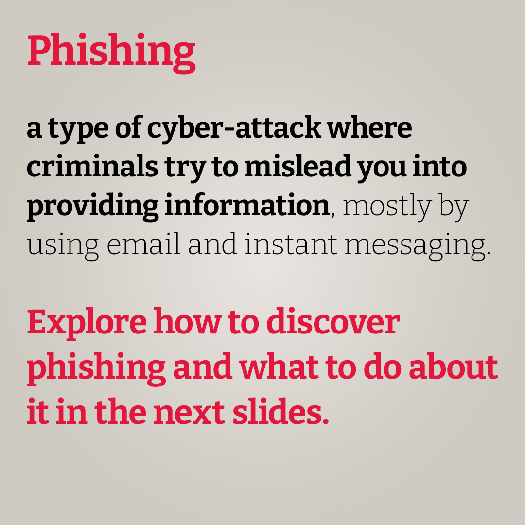 If that email looks suspicious, it probably is! Hackers will use phishing attempts to get into your device. DON’T CLICK THOSE LINKS!