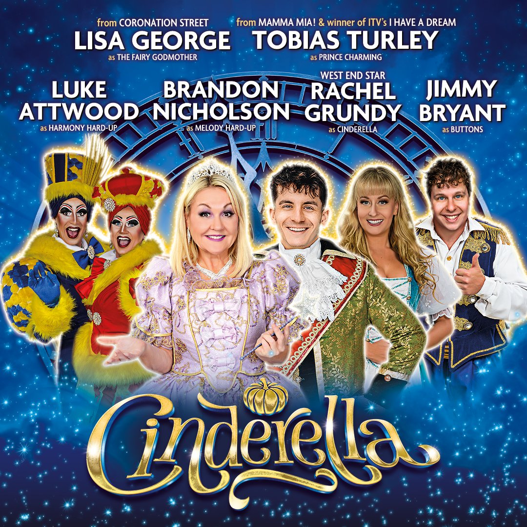 grandoperayork's tweet image. York’s sparkling musical pantomime is back - and it's bigger, bolder &amp;amp; more star-studded than ever!✨

Don’t wait for your invitation – tickets are flying faster than Cinderella’s coach at midnight🎠

🗓️ Sat 6 Dec 2025 - Sun 4 Jan 2026
🎟️ From £16 | atgtix.co/44G5hol