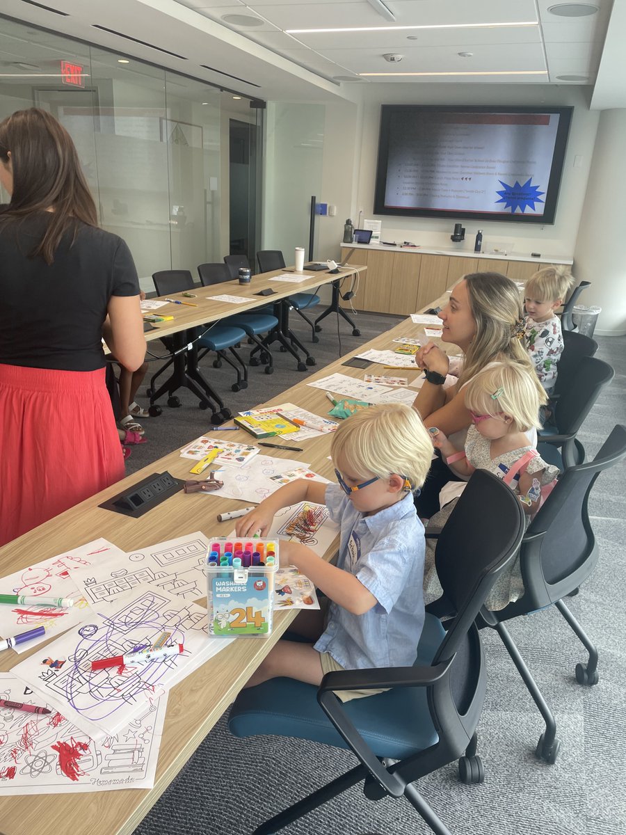 The DC PCSB office was taken over by kids! We hosted Bring Your Kids to Work Day, &amp; everyone had a great time. We did bingo, a school-related art activity, &amp; ended with a pizza party &amp; a movie. Does your workplace participate in Bring Your Kids to Work Day? Tell us about it!