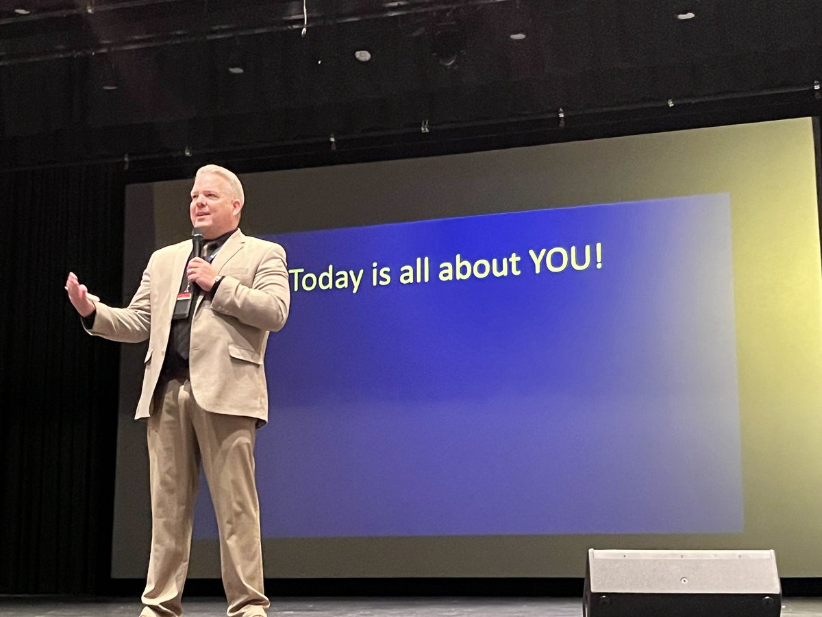 “We are in the business of making dreams come true. Educators are the genie in the lamp, the candles on the cake, the wish on the star, the answers to prayers.” Thank you Superintendent Linford for the inspiring kickoff for BTS Pd! #TeachInDavis <a href="/DavisSchools/">DavisSchools</a>