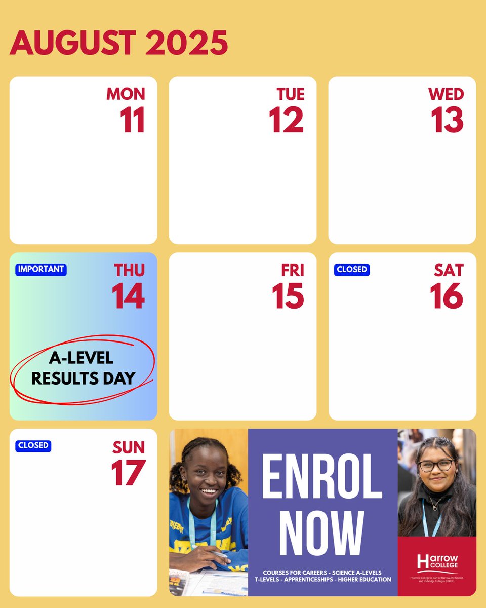 HarrowCollege tweet media