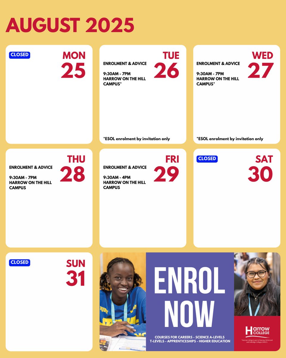 HarrowCollege tweet media