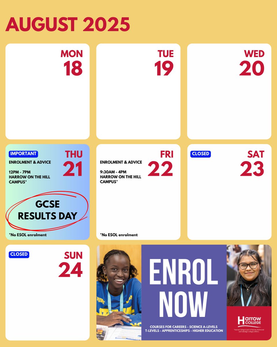 HarrowCollege tweet media