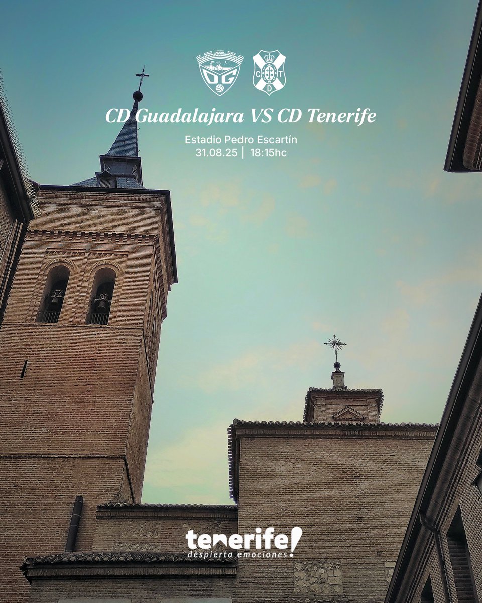 ⚽️ #DéporTenerife #J1
🗓️ 31/8
🕐 18:15 hora canaria 🇮🇨
🏟️ Estadio Pedro Escartín
📲 #CDTOficial 

<a href="/Primera_RFEF/">Primera Federación Versus e-Learning</a> #LaBregaNosUne