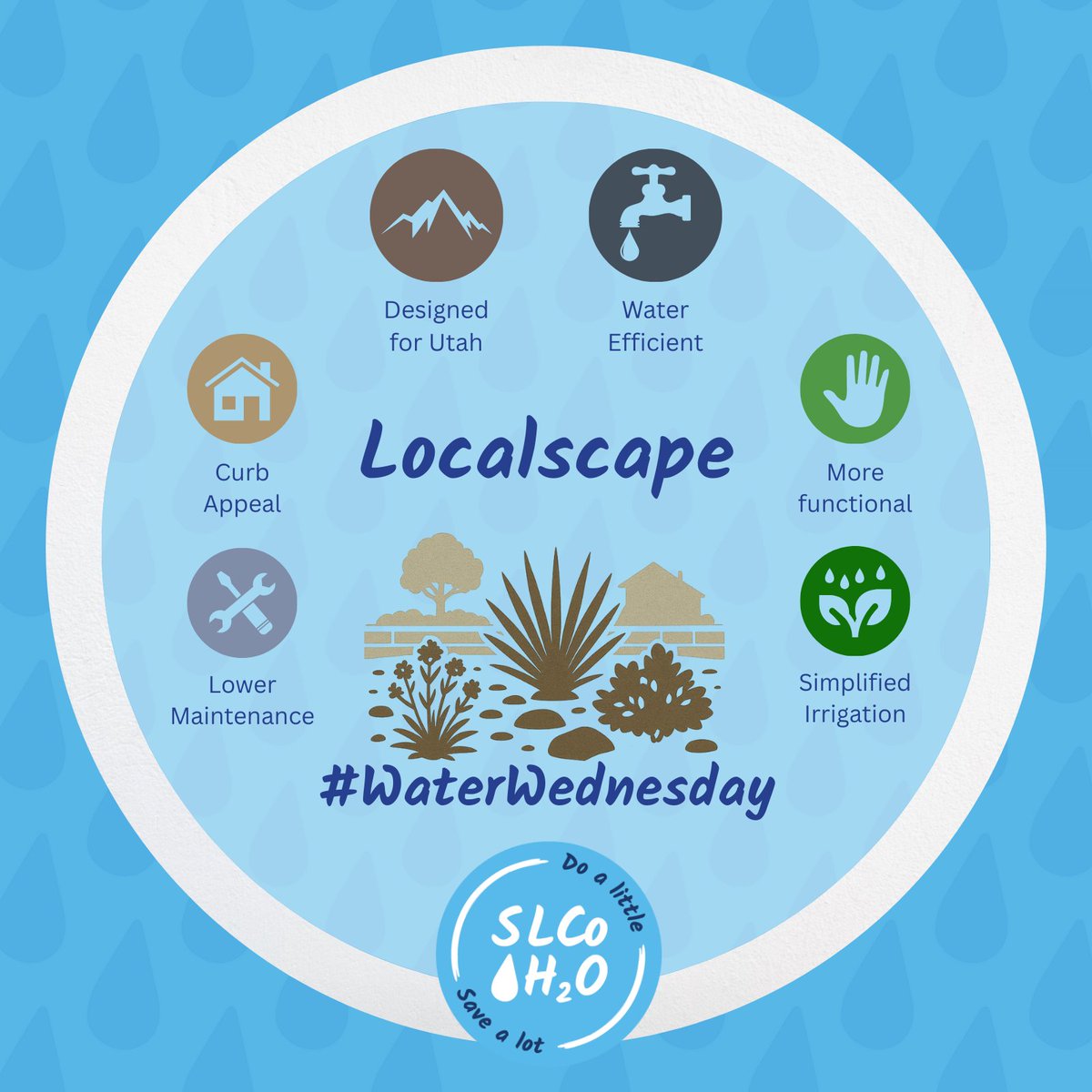 🌿 Localscaping is a smart, water-wise way to design your yard. 

Check out how to get started, explore yard designs, plant lists, and local incentives at localscapes.com

 #WaterWise #SustainableSLCo #Localscapes #WaterWednesday