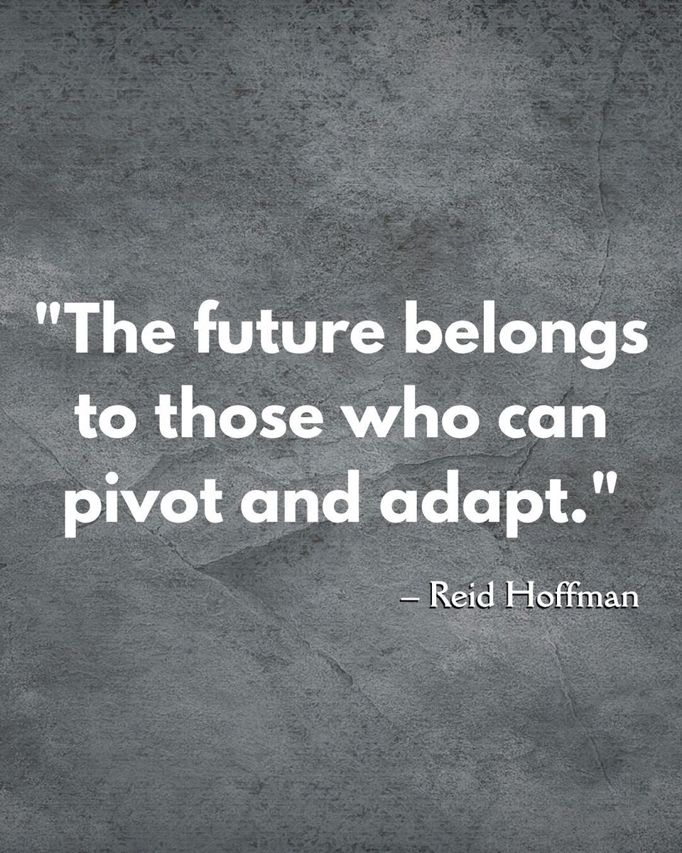 Katemckay18's tweet photo. The future favors those who don’t just react—but who pivot with purpose and adapt with confidence. Flexibility isn’t optional anymore; it’s the key to unlocking new possibilities and staying ahead. Ready to embrace the change?

#FutureReady #PivotAndAdapt #Agility #StayFlexible https://t.co/wwpkeyWYNt