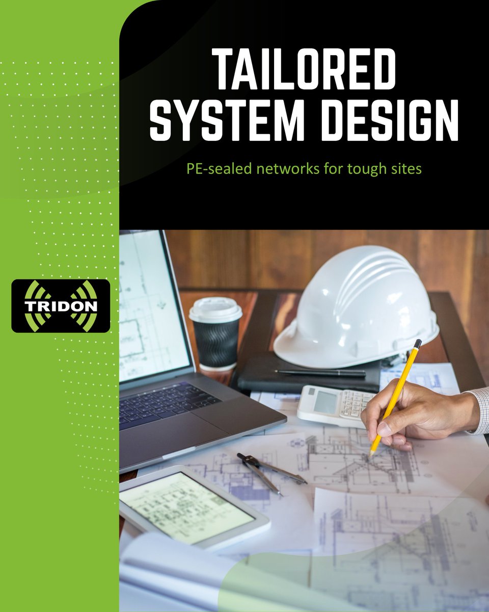 From path study to PE stamp, Tridon designs mission-critical telecom systems for Western Canada’s toughest sites. 

Explore our engineering process: tridon.com/telecom-engine…  

#NetworkDesign #IndustrialConnectivity