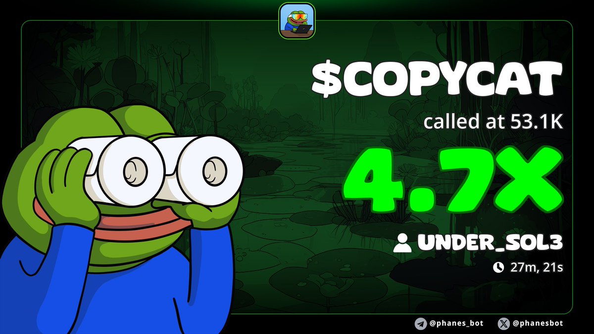 Sundayode95's tweet image. Interesting 4x pump from my alpha calls on $COPYCAT

ogGxyhnEgvuC2A7cMvPanKWoWv8Q5nrnZ7Wj993pump