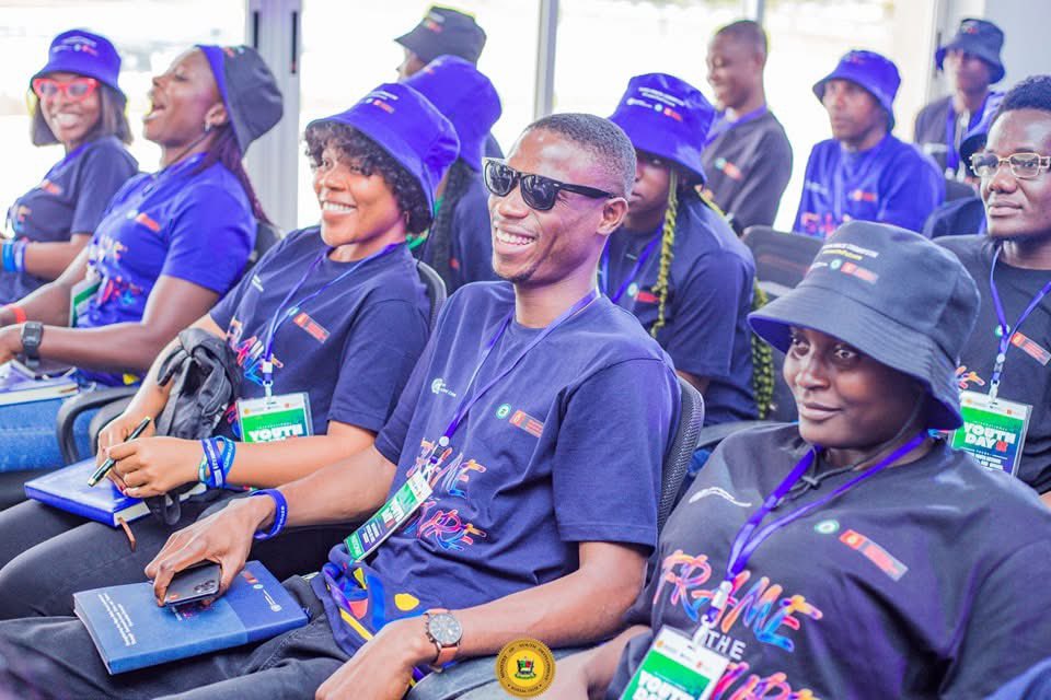UNODC_Nigeria's tweet photo. Stakeholders at the intersection of youth, peace &amp; security at the Int’l Youth Day comm. &amp; inauguration of the Youth Peace Champions in Bayelsa. 
 
Together, we called for a more localized &amp; innovative approach to youth engagement &amp; crime prevention in Bayelsa.

#FrameTheFuture https://t.co/8fLG2wpOL0