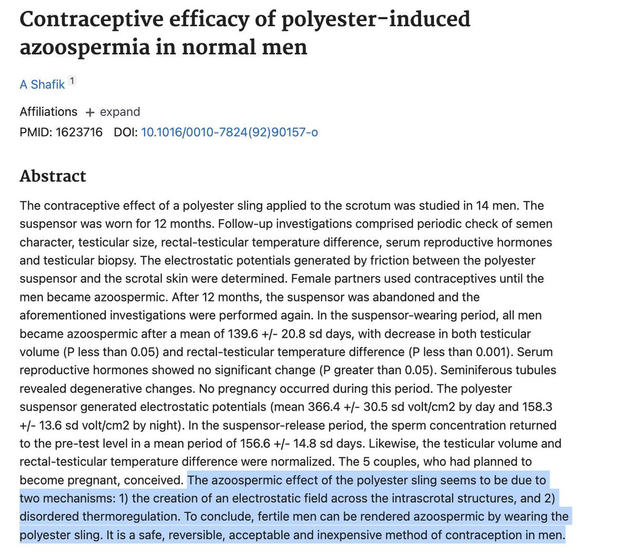 AlpacaAurelius's tweet image. Tight polyester underwear causes complete infertility in men, as effective as birth control

Polyester shorts / underwear are male birth control
