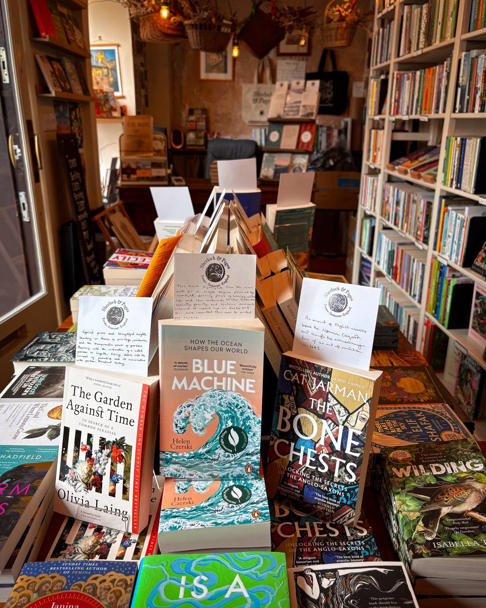 Sherlock_Pages's tweet image. Here are some photos of our little bookshop focused on nature, landscape, history + heritage. 

I’m off on holiday tomo so if you want a book and to give a random bookseller a boost as he sets off to explore the medieval churches of Norfolk: sherlockandpages.com