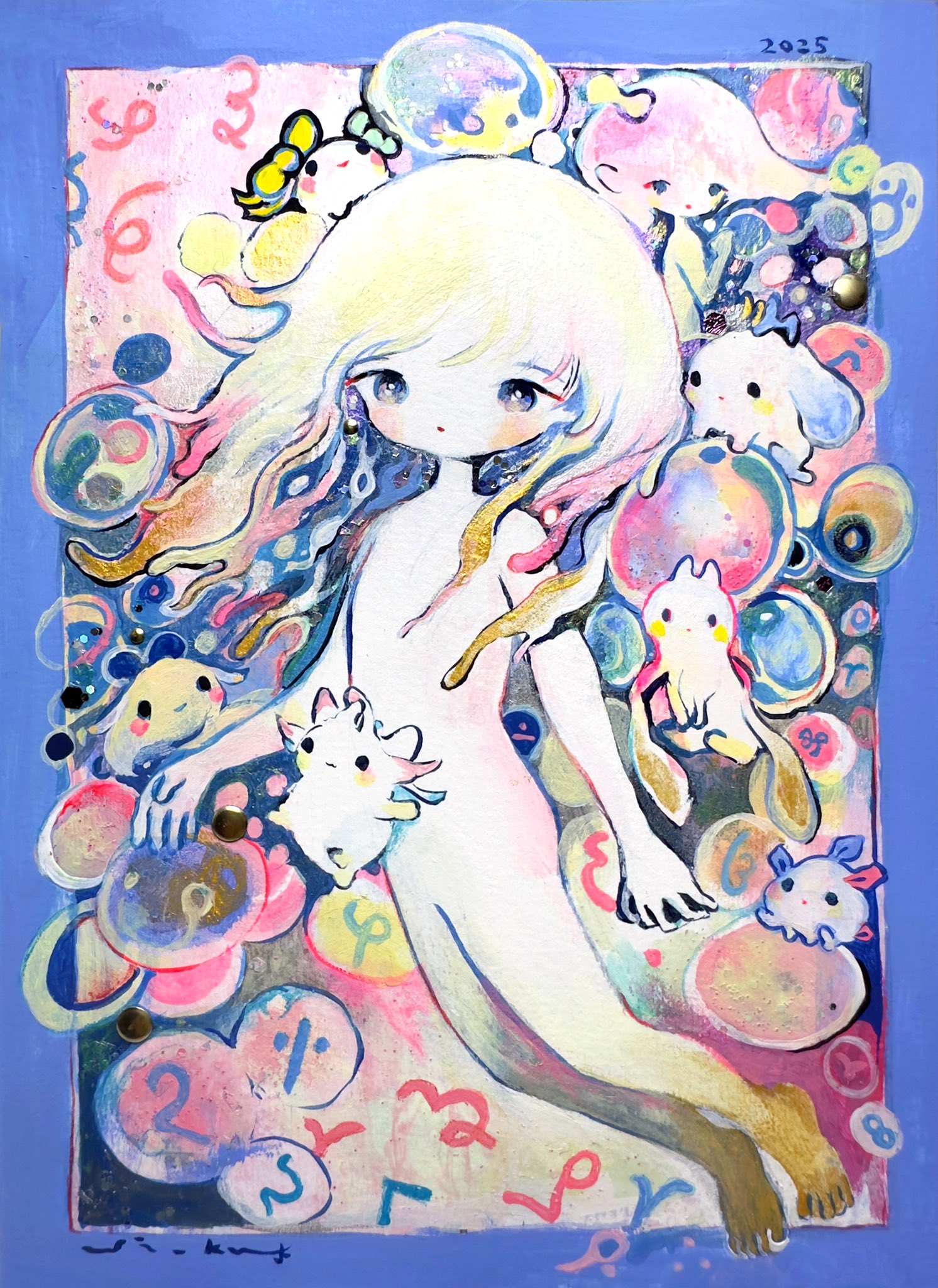 絵画　ANNA．Ｋ　季節の色 黄菊しーく on X: 