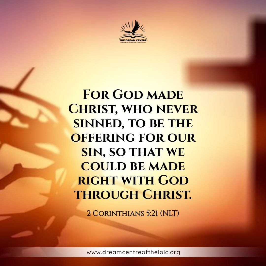 1️⃣ MADE RIGHT WITH GOD
Beloved,
You didn’t earn righteousness — it was given to you. Christ, who never sinned, became sin for you so you could become the righteousness of God in Him.
📖 “For God made Christ, who never sinned, to be the offering for our sin, so that we could be