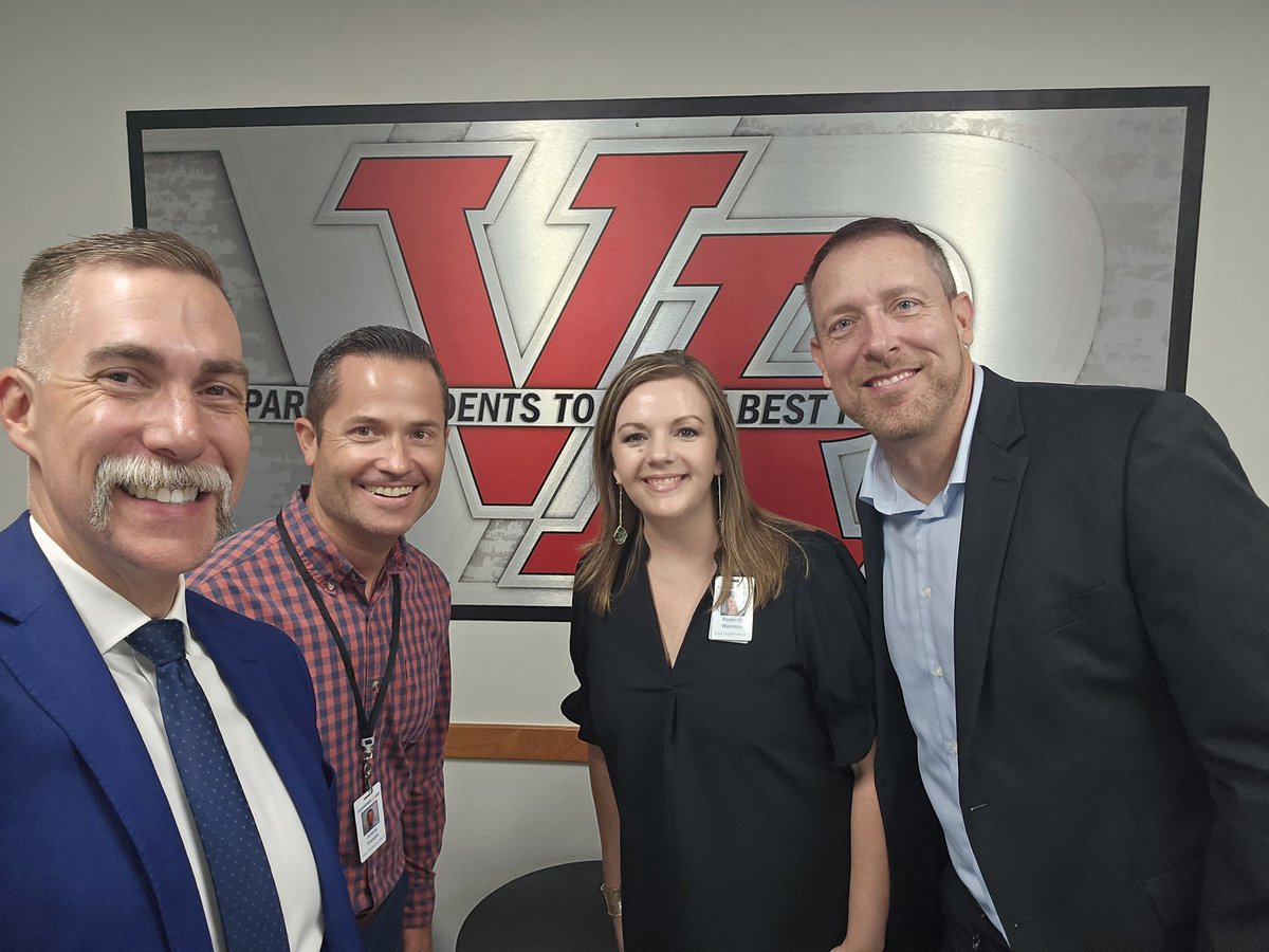 Go Rangers! Fantastic start to the first day of school at Vista Ridge! #1LISD