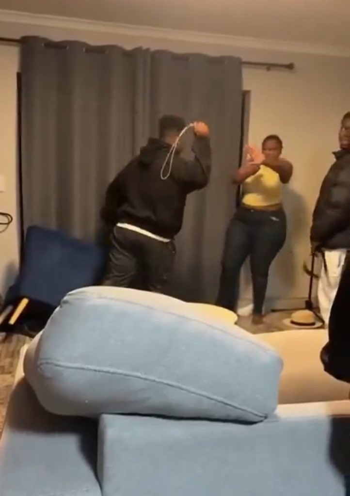 Am_Blujay's tweet photo. According to Tshenolo PI, these trending women who were beaten up by Nigerians for theft, also allegedly stole from Baps Khumalo on 19th July in Witbank in Mpumalanga. The had apparently gone together from a club nearby, 

Items Stolen:
- iPhone X3
- Laptops X3
- Money 
- Brand New Clothes 
- Alcohol Bottles (VSOP,Don Julio etc)
- Emptied my fridge 

"I was drugged for 12hrs & they locked me inside my apartment & left with keys made their exit at about 11H12 in the morning. We caught them through CCTV footage at the gate. I have Opened a Case docket as per Cas 341/07/2025 at Witbank (Klipfontein) Police station but mysteriously the case has been closed."
