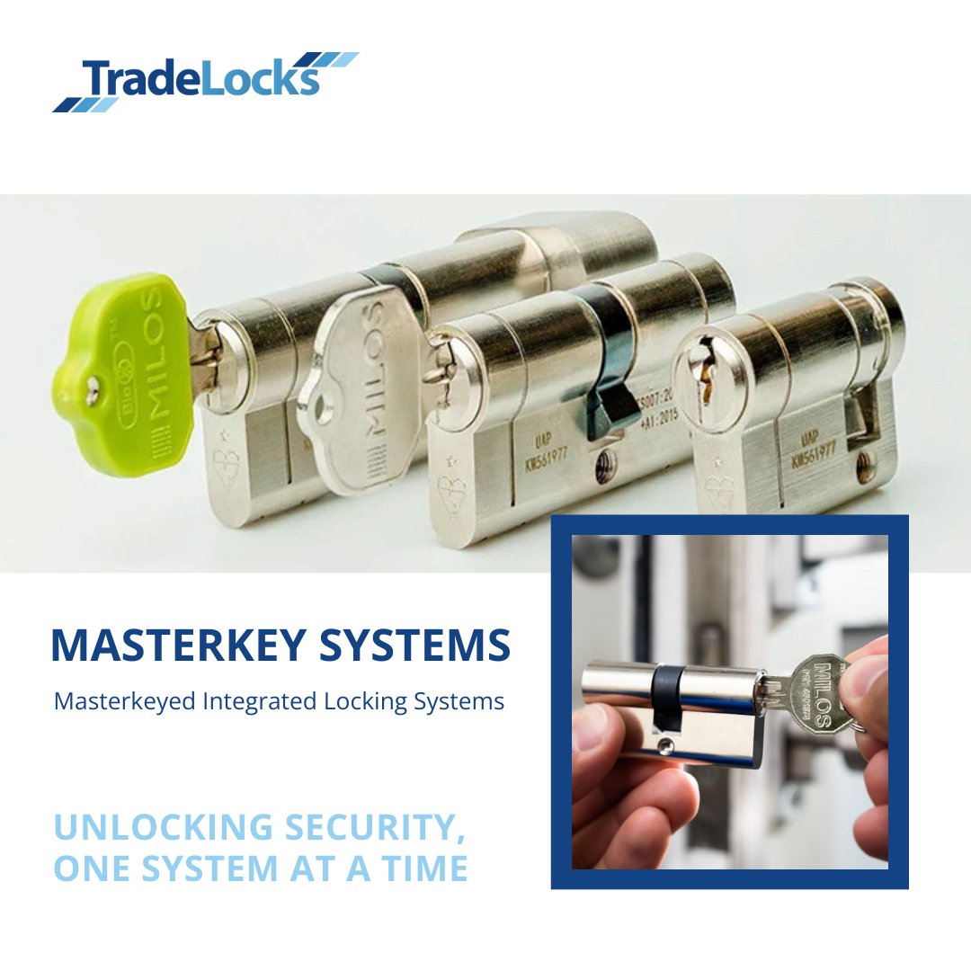 tradelocks's tweet photo. Did you know about our locking solutions?
We supply high-quality cylinders and offer custom master keying for locksmiths and ironmongery pros across the UK.
Contact us today to learn more: https://t.co/0Y0uJheqPc
#LockingSystems #TradeLocks #MasterKeying https://t.co/j1Te55gegv
